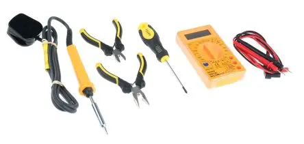 Produktfoto 1 von Antex Electronics 25W XS25 Elektrisch Mini-Zange, Digitalmultimeter mit Akku, Innensechskantschlüsselsatz 1,5-6 mm, 2