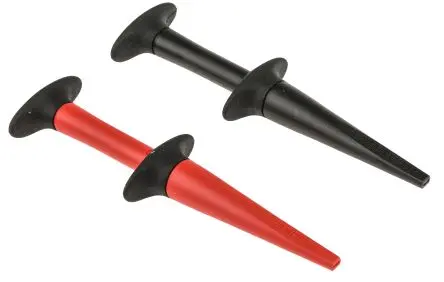 Produktfoto 1 von Fluke Hakenklemme Schwarz, Rot Hakenklemme, Vernickelt Spitze 2 mm 3A, 600V
