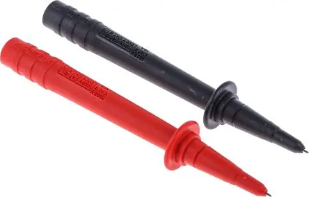 Produktfoto 1 von Fluke Lantern Prüfspitze Prüfspitze Schwarz, Rot, 1000V 10A
