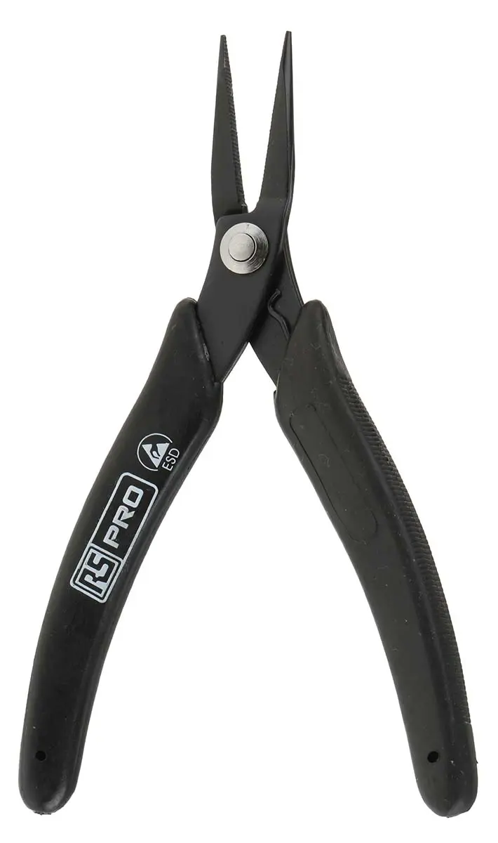 Produktfoto 1 von RS PRO Spitzzange Geriffelt 150 mm ESD-Sicherheit
