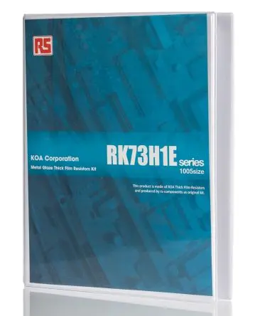 Produktfoto 1 von KOA RK73H1E Widerstandssortiment 170, 1 Ω → 10 MΩ, Dickschicht 34000, Oberfläche