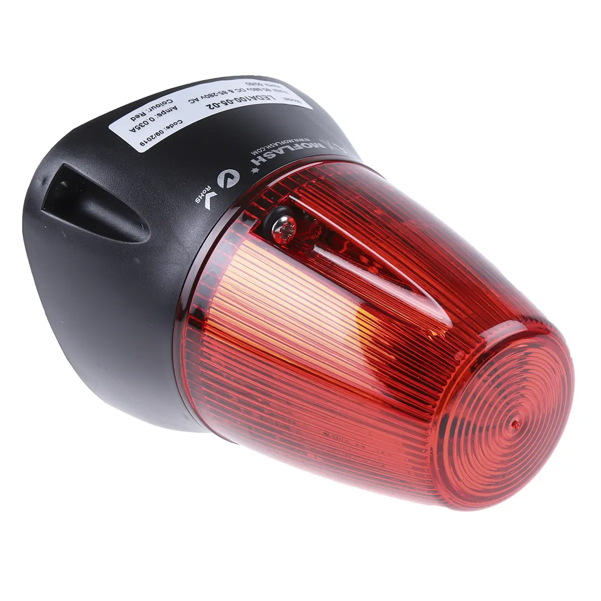 Produktfoto 1 von Moflash LEDA100 LED Blink-Licht Summer-Signalleuchte Rot / 80dB, 85 → 380 V dc, 85 → 285 V ac