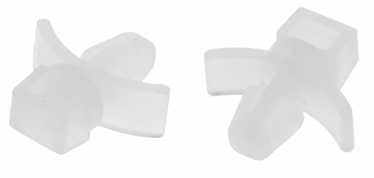 Produktfoto 1 von RS PRO Steckbinder Befestigungssockel, Nylon 6.6 Natur 15 mm x 3.8 mm Kabelbinder x 6.5 mm für 4.8 mm