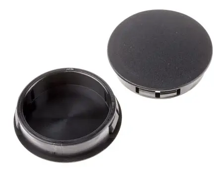 Produktfoto 1 von RS PRO 86598 Blindstopfen, Nylon 6.6 Ø 49.7 mm, Schwarz