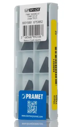 Produktfoto 1 von Pramet Drehbankteil, H. 3.18 mm, L. 16.5 mm