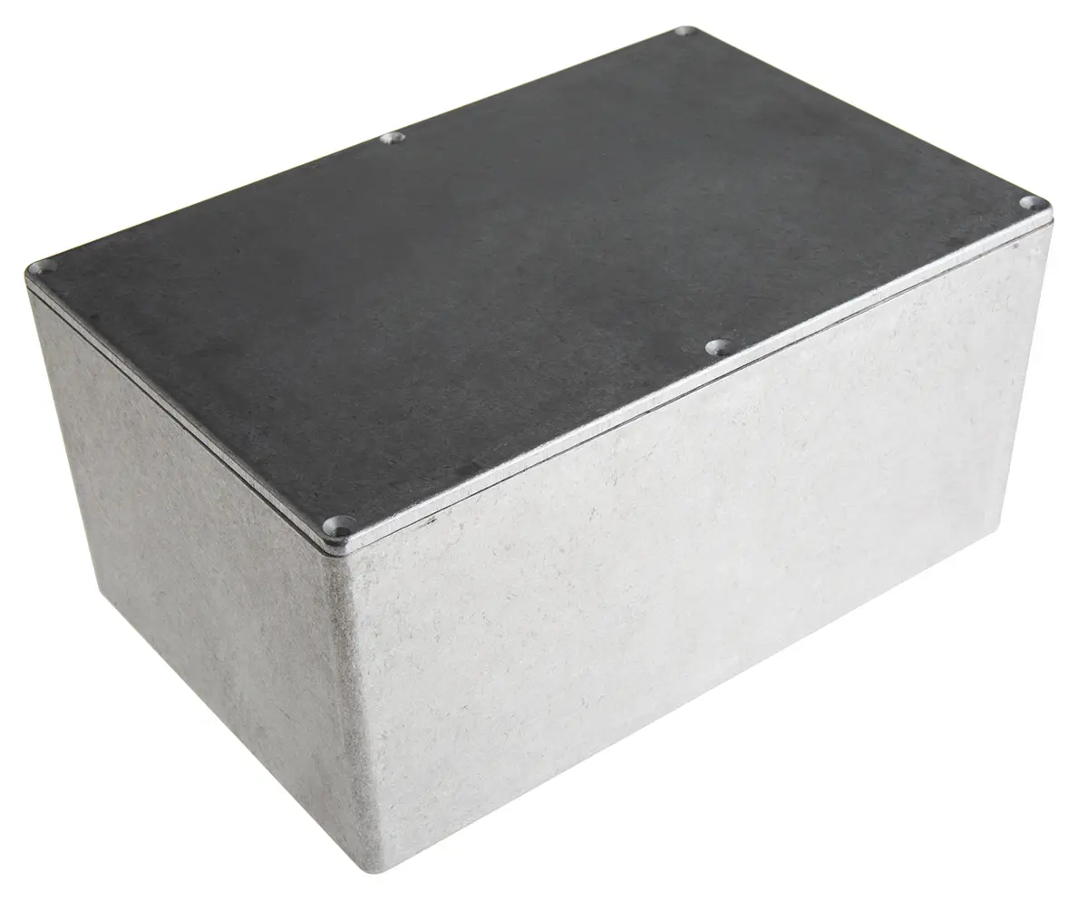 Produktfoto 1 von Hammond 1550 Aluminium Gehäuse 1550 Natur Außenmaß 222 x 146 x 101mm IP54