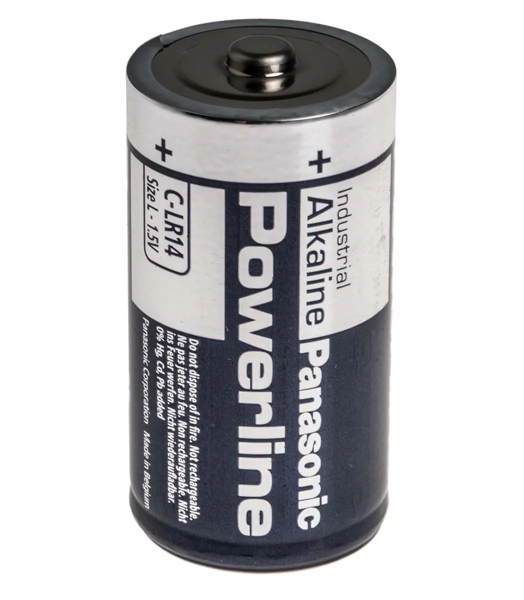 Produktfoto 1 von Panasonic Industrial Powerline, LR14, Alkalisch, C Batterie, 1.5 V