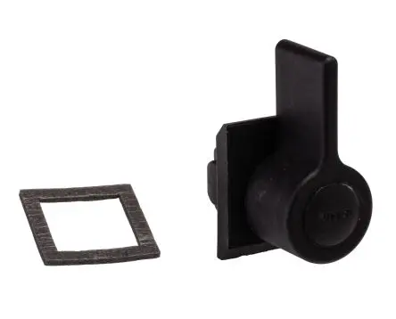 Produktfoto 1 von Rittal Schwarz RAL 9011 Sperrgriff, Kunststoff