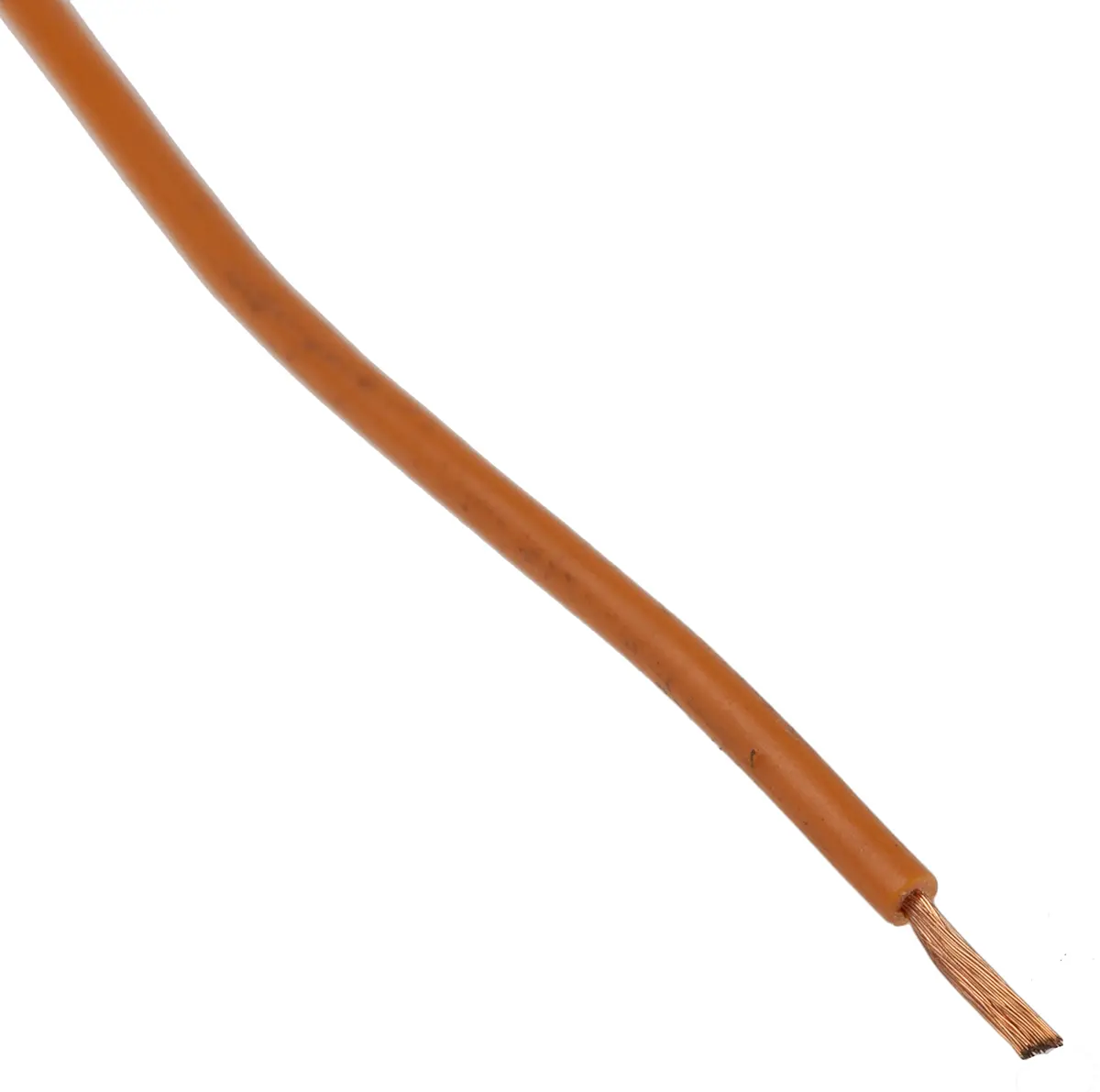 Produktfoto 1 von RS PRO Schaltdraht 0.26 mm², 23 AWG 100 m Orange Ø 1.7 mm 3 Litzen Polyvinylchlorid