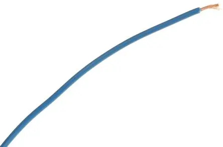 RS PRO Schaltdraht 0.26 mm², 23 AWG 100 m Blau Ø 1.7 mm 3 Litzen Polyvinylchlorid