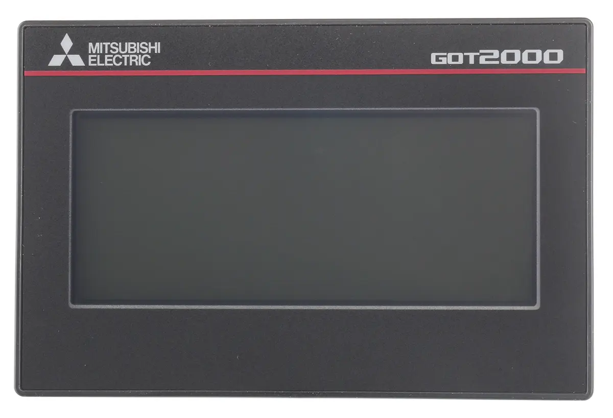 Produktfoto 1 von Mitsubishi Electric, GOT2000, HMI-Touchscreen, LCD, 320 x 128 pixel, 96.52 mm