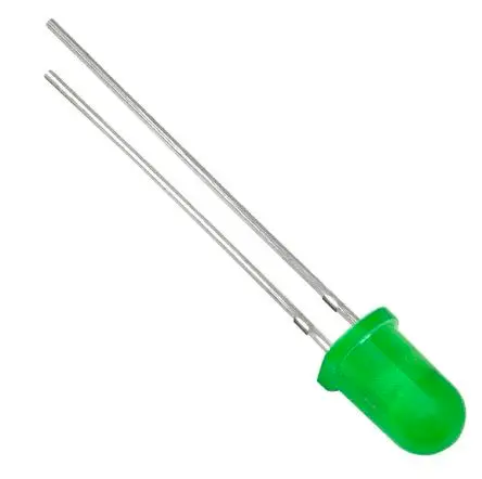 Kingbright L53 Durchsteckmontage LED Grün 6 V, 60 °, 2-Pin 5 mm (T-1 3/4)