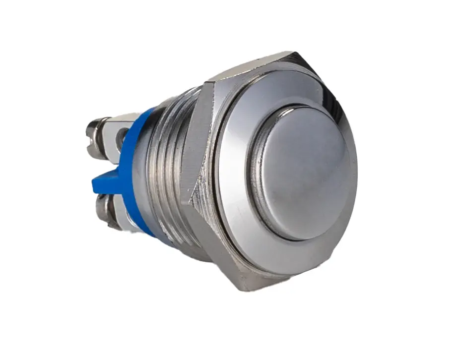 Produktfoto 1 von Bulgin MP Druckschalter Tastend Panel Ø 16 mm, SPST / 2A 48 V dc, IP68