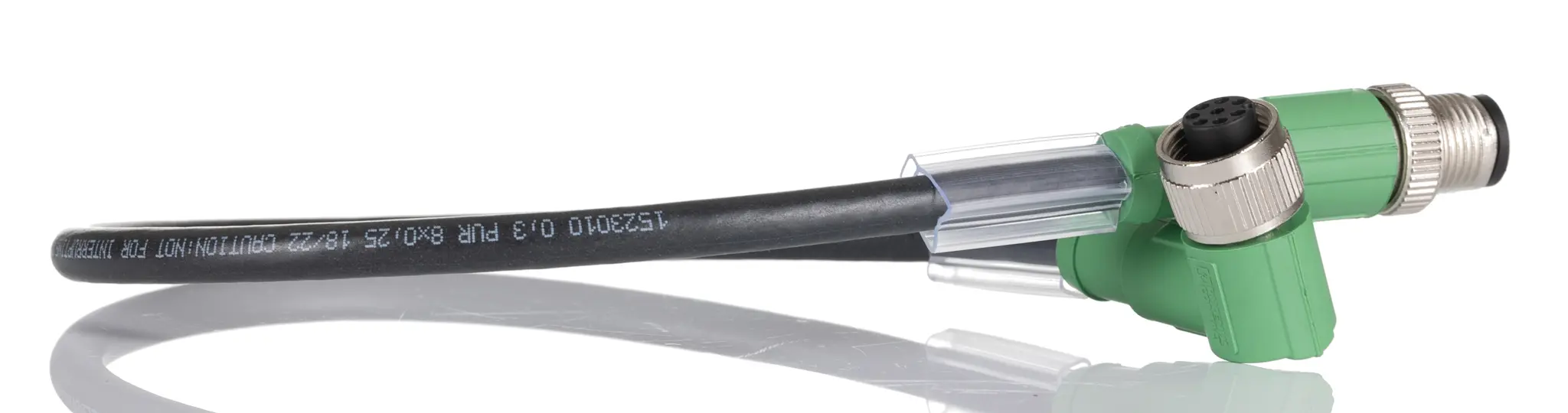 Produktfoto 1 von Phoenix Contact SAC, 8-polig Sensor-Betätigungselementkabel, M12 Stecker 8 / M12 Buchse, Länge 0.3 m