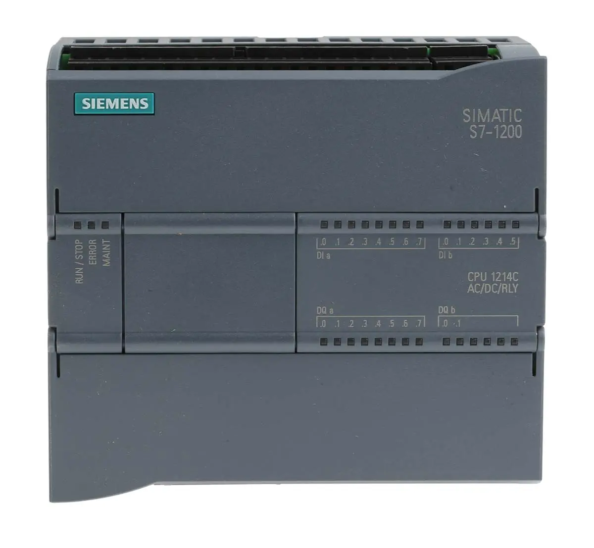 Produktfoto 1 von Siemens SIMATIC S7-1200 SPS CPU, 14 Eing. Relais Ausg.Typ Analog Eing.Typ