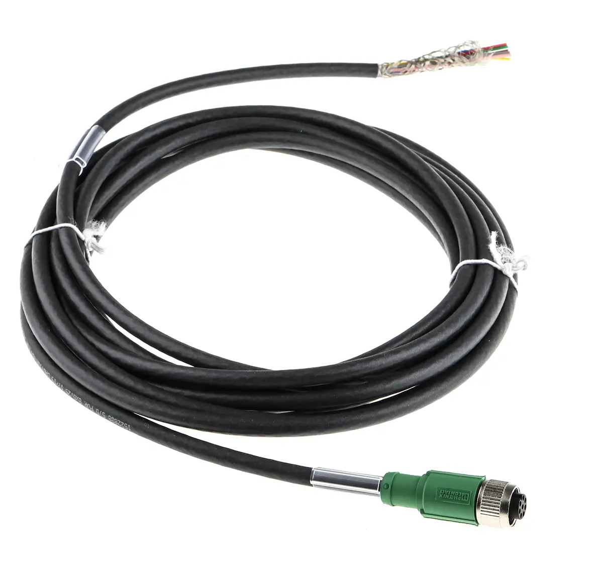 Produktfoto 1 von Phoenix Contact SAC, 8-polig Sensor-Betätigungselementkabel, Gerade Buchse / Nicht abgeschlossen, Länge 5 m