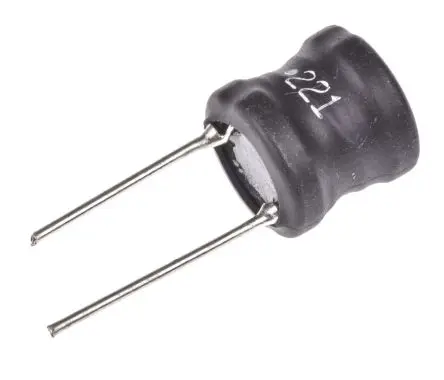 Produktfoto 1 von Bourns RLB Induktivität radial, Ferrit DR-Kern, 220 μH 40, 680 mA, Radial / R-DC 250 mΩ, max. 3.4 MHz, Ø 11.7 mm, Ø 0.8