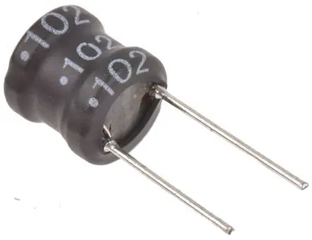 Produktfoto 1 von Bourns RLB Induktivität radial, Ferrit DR-Kern, 1 mH 40, 310 mA, Radial / R-DC 1.3 Ω, max. 1.6 MHz, Ø 11.7 mm, Ø 0.8 mm