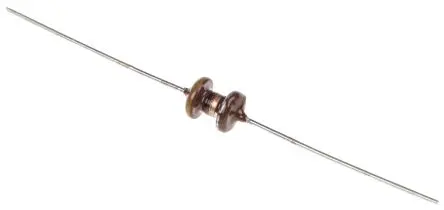 Produktfoto 1 von TDK B82144F2 Induktivität bedrahtet, Ferrit-Kern, 1 μH 50, 4.45 A, Axial / R-DC 43 mΩ, max. 200 MHz, Ø 6.5 mm, Ø 0.8 mm