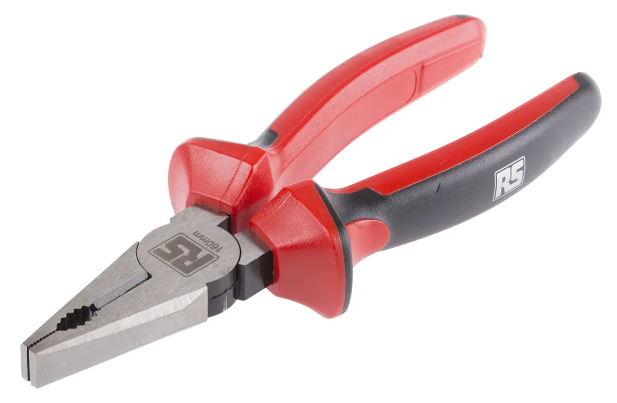 Produktfoto 1 von RS PRO Rundzange / Backen 30mm Standard Nicht parkend Schneidkraft → 1.8 mm 160 mm VDE 1000V zugelassen ESD-Sicherheit