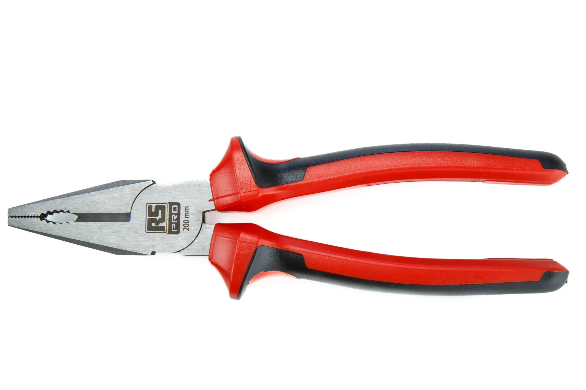 Produktfoto 1 von RS PRO Rundzange / Backen 35mm Standard Schneidkraft → 2.5 mm 200 mm VDE 1000V zugelassen ESD-Sicherheit