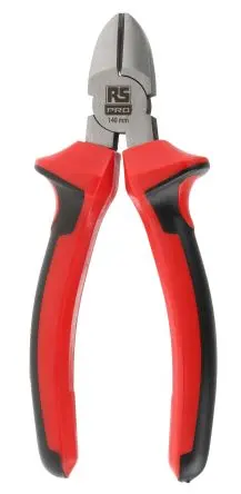 Produktfoto 1 von RS PRO VDE 1000V zugelassen Glatt Seitenschneider Schließer (NO) 140mm / Backen 20mm, Schneidleistung 1.8 mm