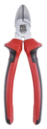 Produktfoto 1 von RS PRO Diagonal Seitenschneider Schließer (NO) 180mm, Schneidleistung 2.5 mm