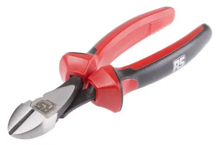 Produktfoto 1 von RS PRO Seitenschneider Schließer (NO) 180mm, Schneidleistung 2 mm