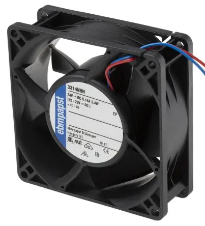 Produktfoto 1 von ebm-papst 3300 N - S-Panther Axiallüfter, Kugel, 24V dc / 3.5 W 0.12 A, 3450 U/min, 107 m³/h IP20 92 mm 92mm 32 mm