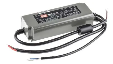 Produktfoto 1 von MEAN WELL LED-Treiber, 90 W 305 V ac, 90 V ac, 127V dc, 431 V dc LED-Treiber 950mA, Ausgang 24V Pulsbreitenmodulation ,