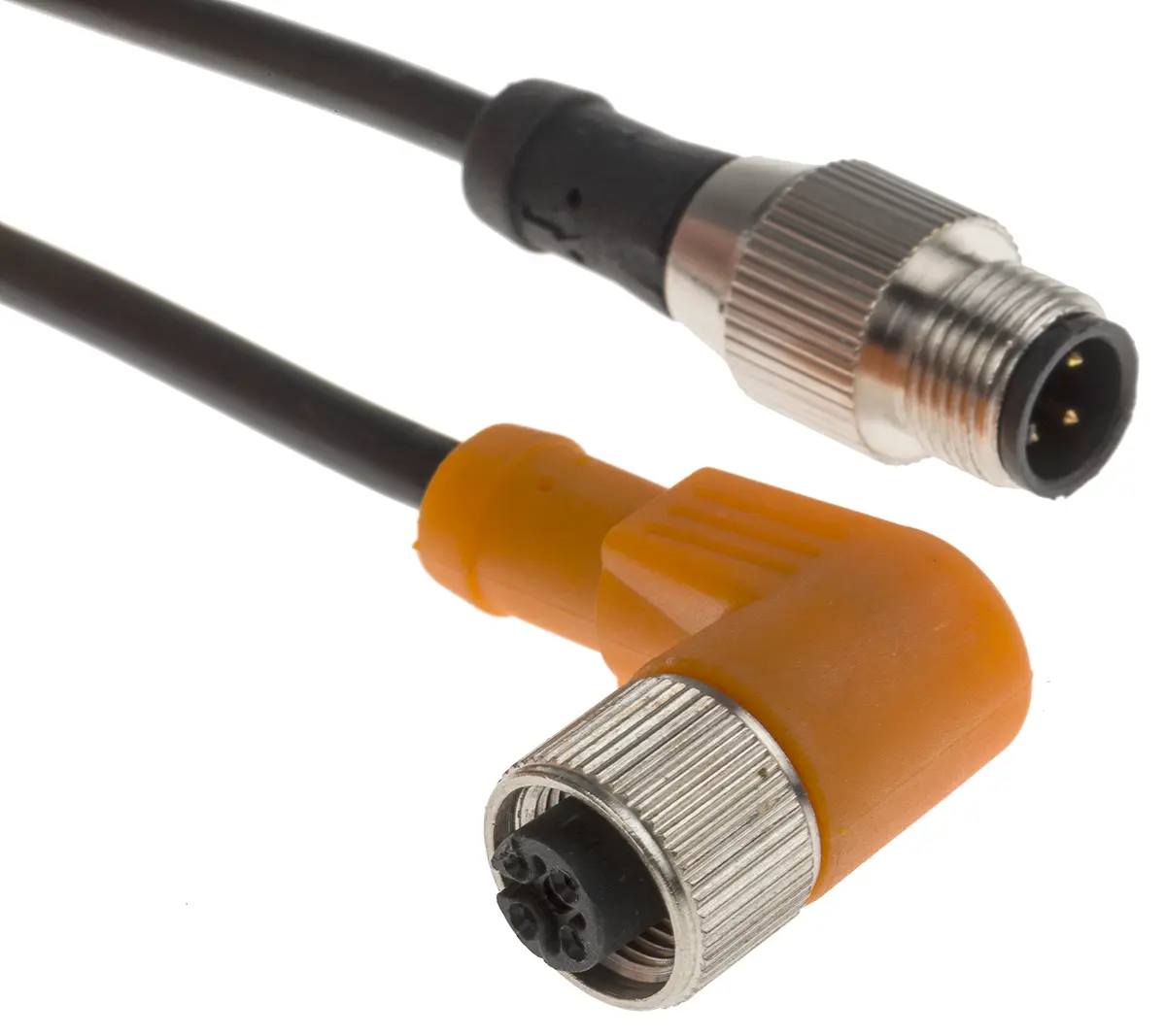 Produktfoto 1 von RS PRO CDF, 4-polig Sensor-Betätigungselementkabel, Rechtwinklig Buchse 4 / Gerade Stecker, Länge 2 m
