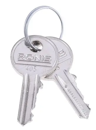 Produktfoto 1 von Rittal Schaltschrankschlüssel Schraubenschlüssel 2-in-1 Standard-Set mit 2 Schlüsseln