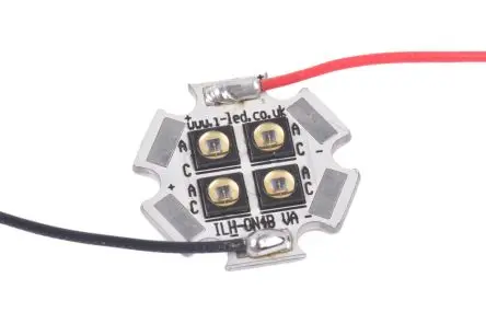 Produktfoto 1 von Intelligent LED Solutions OSLON Black PowerStar IR-LED Array, Leiterplatte 4120 mW, 940 nm, 860 mW/sr, 45 °, 2-Pin,