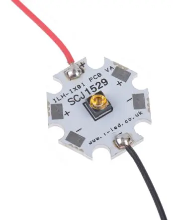 Produktfoto 1 von Intelligent LED Solutions OSLUX PowerStar IR-Diode, Leiterplatte 680 mW, 810 nm, 2900 mW/sr, 15 °, 2-Pin,
