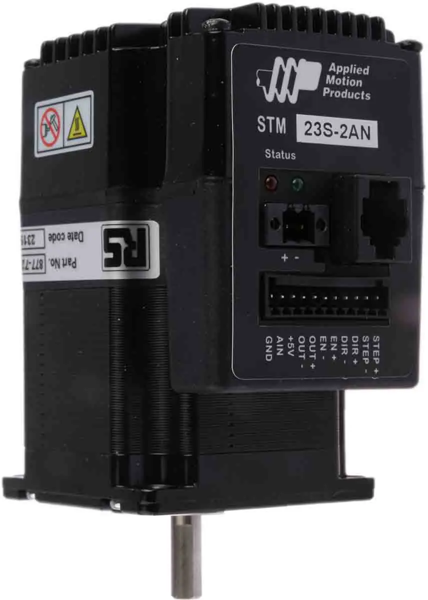 Produktfoto 1 von Applied Motion STM Dual H-Bridge 1.8 ° Schrittmotor 48 V / 5 A 0.88 Nm, 23 mm Wellen-Ø 6.35 mm
