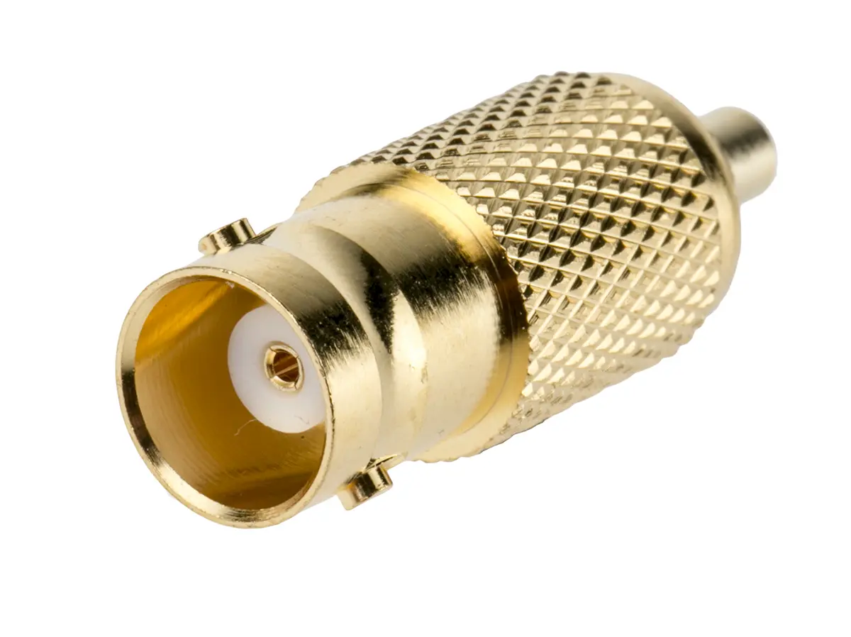 Produktfoto 1 von RS PRO HF Adapter, 50 Ω, Gerade, 4GHz Buchse Buchse, Koaxial Nennspannung