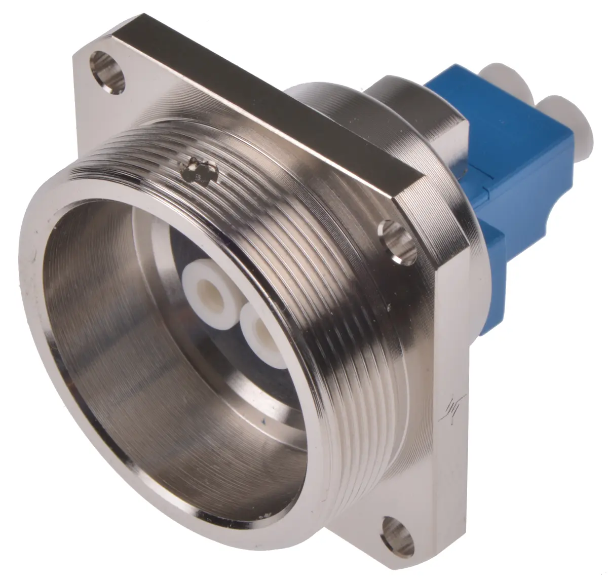 Produktfoto 1 von Telegärtner LWL-Adapter, LC - LC, Multimodus, Duplex, 0.2dB IL, 125 μm, Blau