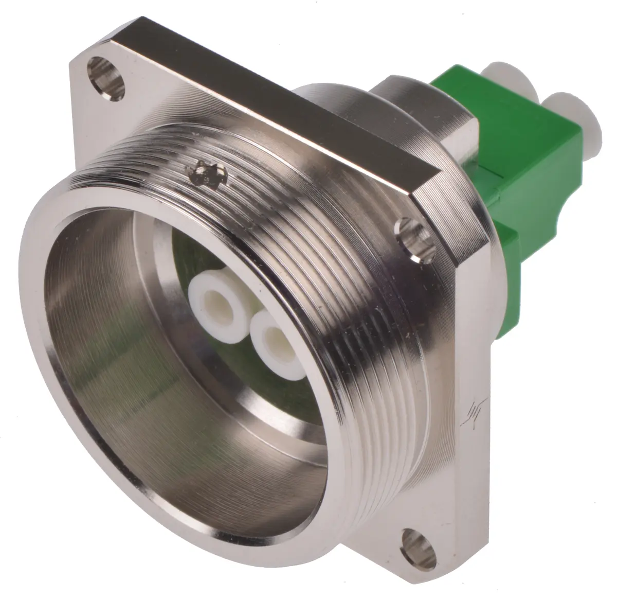 Produktfoto 1 von Telegärtner LWL-Adapter, LC - LC, Singlemode, Duplex, 0.5dB IL, 125 μm, Grün