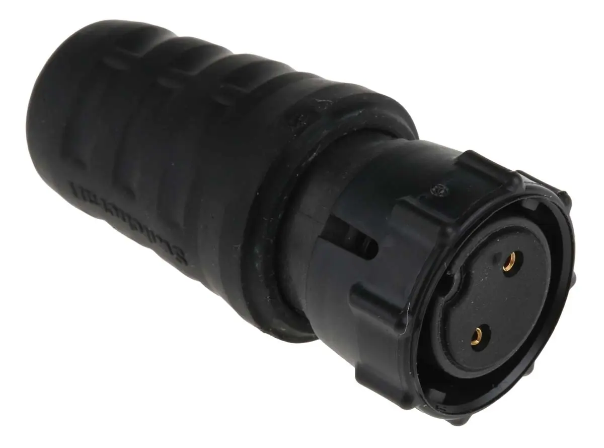 Produktfoto 1 von Switchcraft EN3 Standard Rundsteckverbinder Buchse 2-polig Buchse 7.5A Kabel, Kabel IP68, IP69K