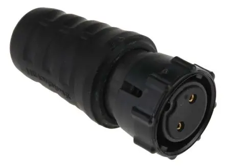 Produktfoto 1 von Switchcraft EN3 Standard Rundsteckverbinder Buchse 2-polig Buchse 7.5A Kabel, Kabel IP68, IP69K