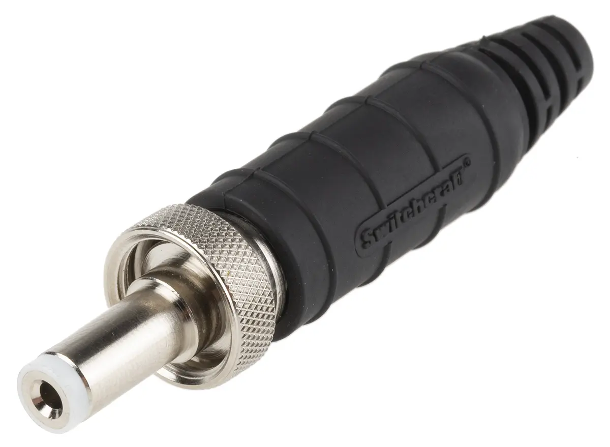 Produktfoto 1 von Switchcraft S761KS Gerade Hohlstecker DC-Stecker Nickel 5A 24 V, Innen-Ø 2.1 mm x 57 mm, Kabel, IP68