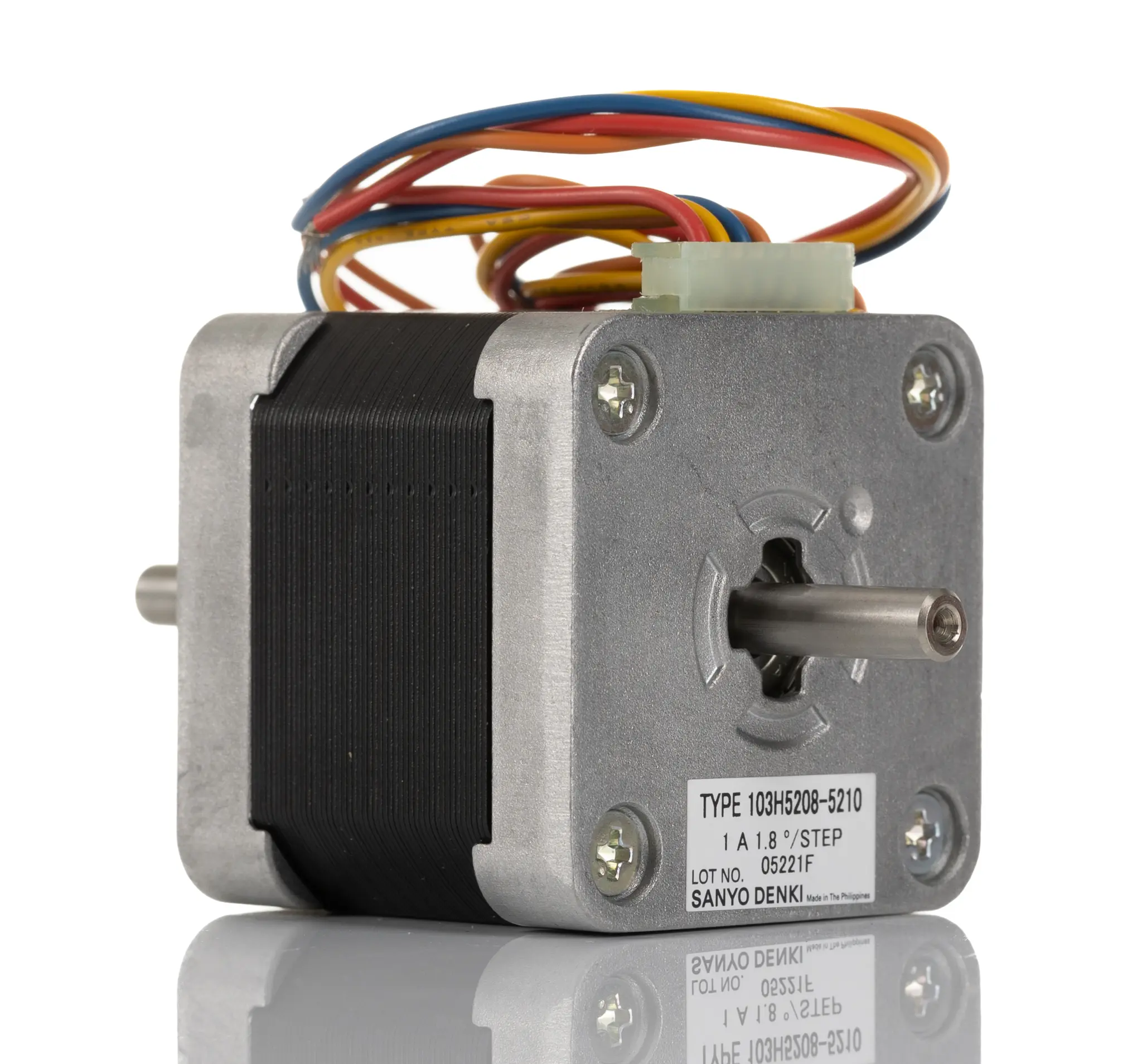 Sanyo Denki 103H5 1.8 ° Schrittmotor 24 V / 1 A 0.39 Nm, 42 x 42 mm Wellen-Ø 5 mm