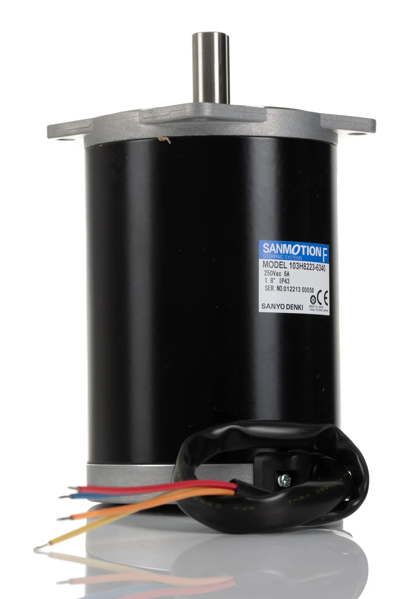 Produktfoto 1 von Sanyo Denki 103H8 1.8 ° Schrittmotor 100 V / 6 A 7.44 Nm, 85.85 x 85.85 mm Wellen-Ø 12 mm
