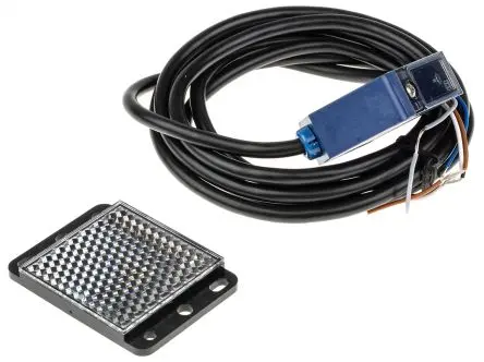 Produktfoto 1 von Telemecanique Sensors OsiSense XU Kompakt Optischer Sensor, Reflektierend, Relais Ausgang, Kabel