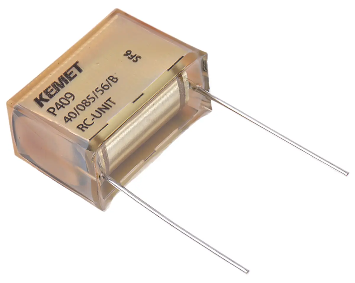 Produktfoto 1 von KEMET P409 X2 Metallpapierkondensator 470nF ±20% / 275V ac, THT Raster 25.4mm