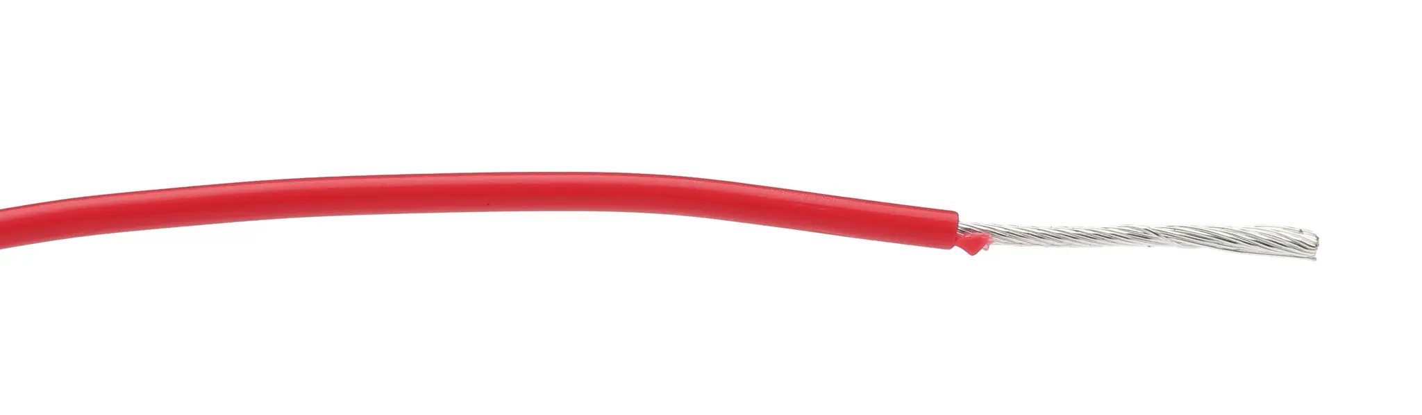 Produktfoto 1 von Alpha Wire Hookup Wire TEFLON Schaltdraht 0.33 mm², 22 AWG 30 m Rot Ø 1.52 mm 19 Litzen Polytetrafluorethylen