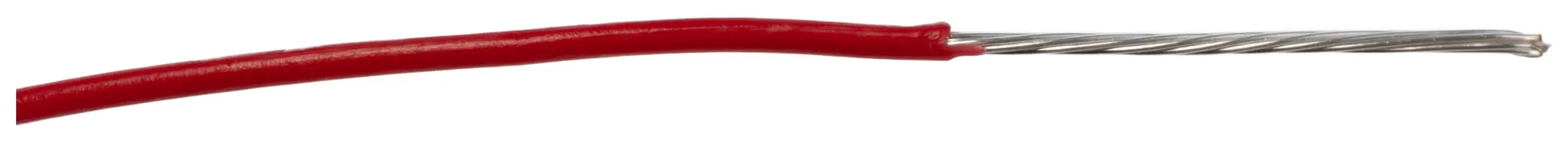 Produktfoto 1 von Alpha Wire Hookup Wire TEFLON Schaltdraht 0.23 mm², 24 AWG 30.5 m Rot Ø 0.91 mm 11871 Litzen