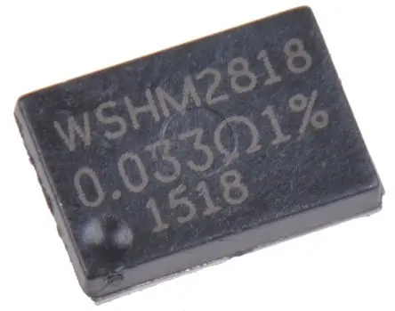 Produktfoto 1 von Vishay WSHM2818, AEC-Q200 NiCr-Legierung SMD-Widerstand 33 mΩ ±1 % / 7 W -75 ppm/°C, +75 ppm/°C, 2818 Gehäuse