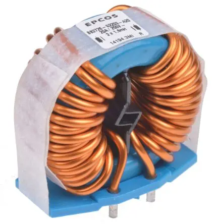 Produktfoto 1 von TDK B82726S Netzleitungsdrossel, Ferrit-Kern, 1.6 mH, 20 A, Radial / R-DC 4.5 mΩ, max. 10 kHz, Ø 45 mm, Ø 2 mm x 41 mm