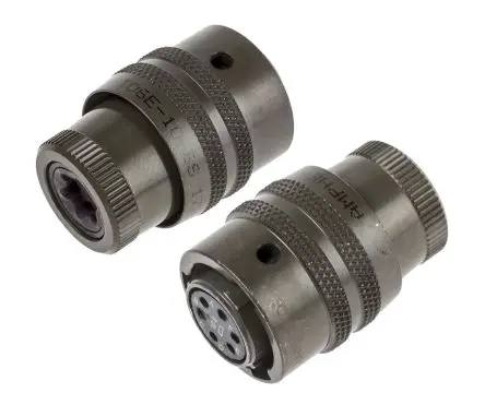 Produktfoto 1 von Amphenol Socapex, PT Kupferlegierung MIL-Spec Rundsteckverbinder Gerade, 6-polig, 1kV ac, Kabel, Gehäuse 10 Stecker,